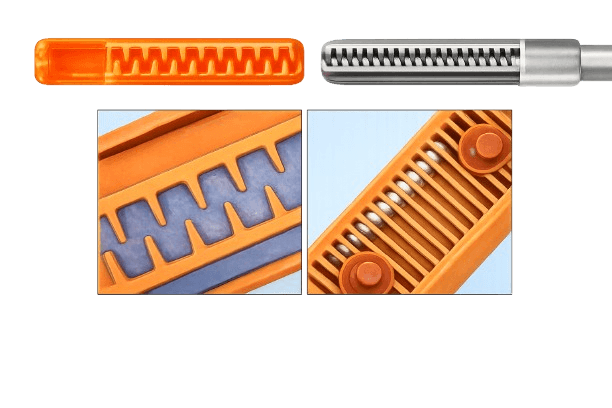 3D inlet filter with cascade labyrinth