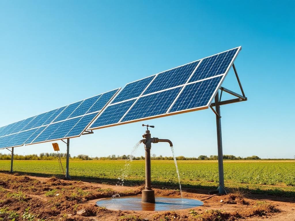 Solar-powered irrigation system
