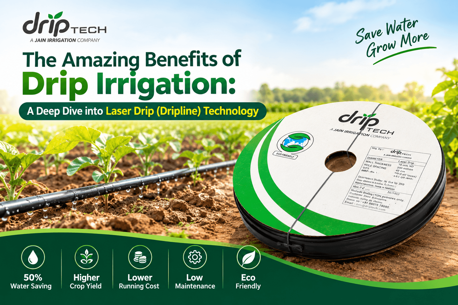 laser drip irrigation